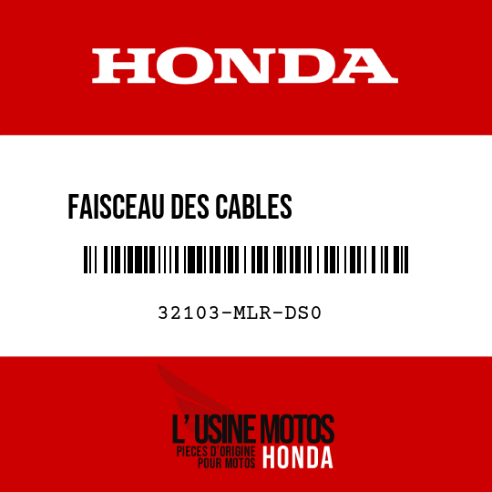 image de 32103-MLR-DS0 FAISCEAU DES CABLES           AUXILIAIRE, AV