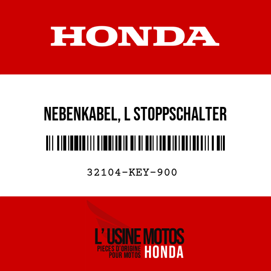 image de 32104-KEY-900 NEBENKABEL, L STOPPSCHALTER