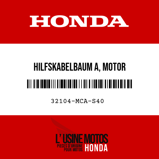image de 32104-MCA-S40 HILFSKABELBAUM A, MOTOR