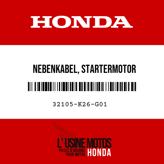 image de 32105-K26-G01 NEBENKABEL, STARTERMOTOR