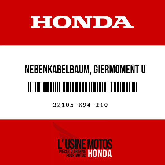 image de 32105-K94-T10 NEBENKABELBAUM, GIERMOMENT U G-SENSOR