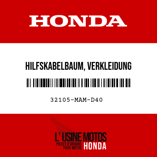 image de 32105-MAM-D40 HILFSKABELBAUM, VERKLEIDUNG