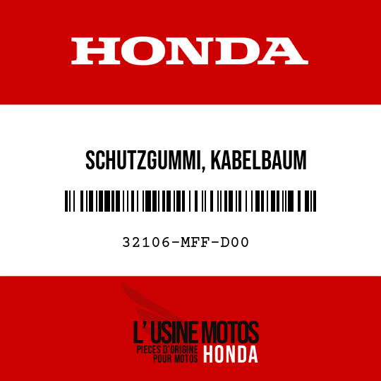 image de 32106-MFF-D00 SCHUTZGUMMI, KABELBAUM