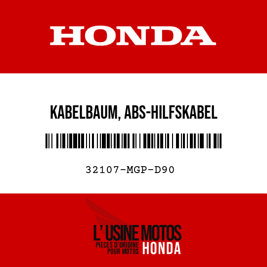 image de 32107-MGP-D90 KABELBAUM, ABS-HILFSKABEL
