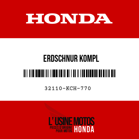 image de 32110-KCH-770 ERDSCHNUR KOMPL