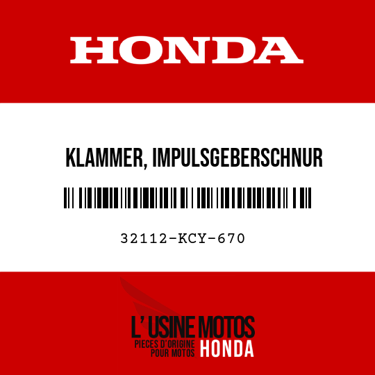 image de 32112-KCY-670 KLAMMER, IMPULSGEBERSCHNUR