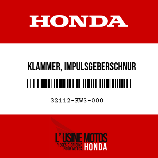 image de 32112-KW3-000 KLAMMER, IMPULSGEBERSCHNUR