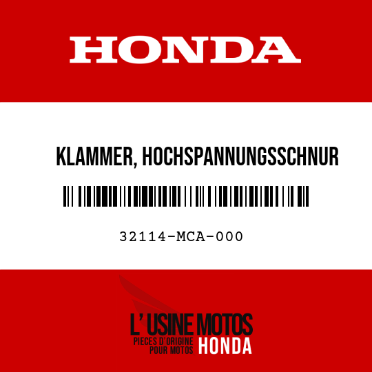 image de 32114-MCA-000 KLAMMER, HOCHSPANNUNGSSCHNUR