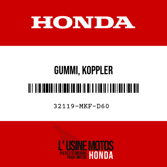 image de 32119-MKF-D60 GUMMI, KOPPLER