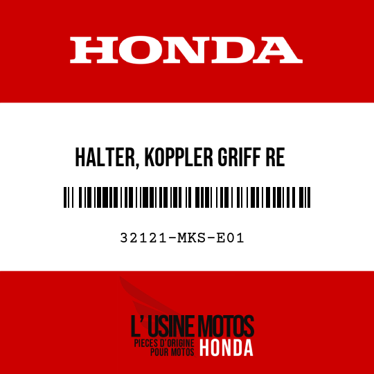 image de 32121-MKS-E01 HALTER, KOPPLER GRIFF RE