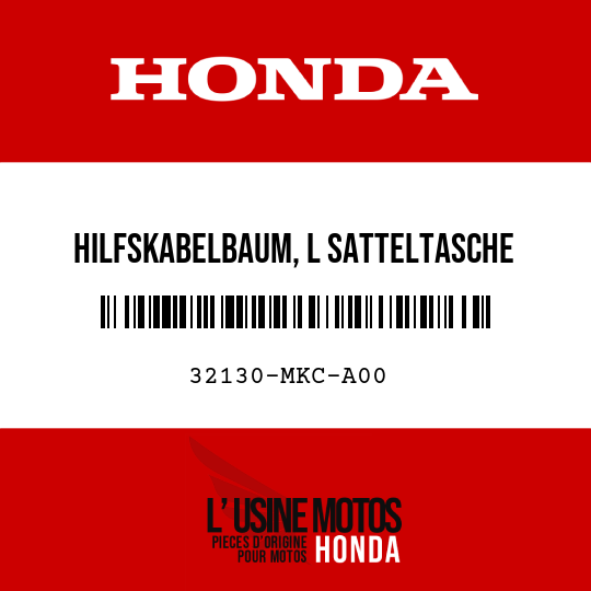 image de 32130-MKC-A00 HILFSKABELBAUM, L SATTELTASCHE