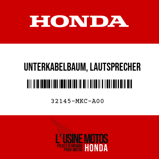 image de 32145-MKC-A00 UNTERKABELBAUM, LAUTSPRECHER
