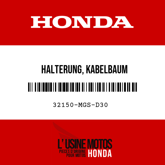 image de 32150-MGS-D30 HALTERUNG, KABELBAUM