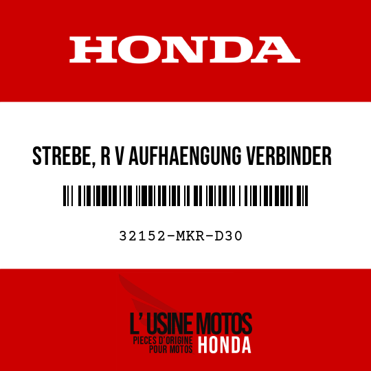 image de 32152-MKR-D30 STREBE, R V AUFHAENGUNG VERBINDER