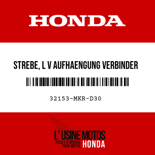 image de 32153-MKR-D30 STREBE, L V AUFHAENGUNG VERBINDER