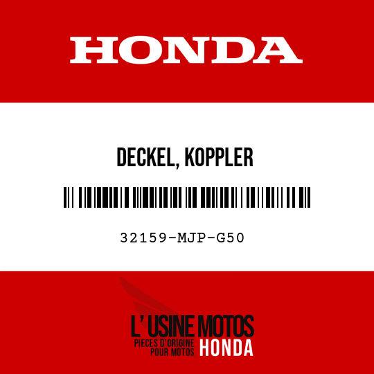image de 32159-MJP-G50 DECKEL, KOPPLER