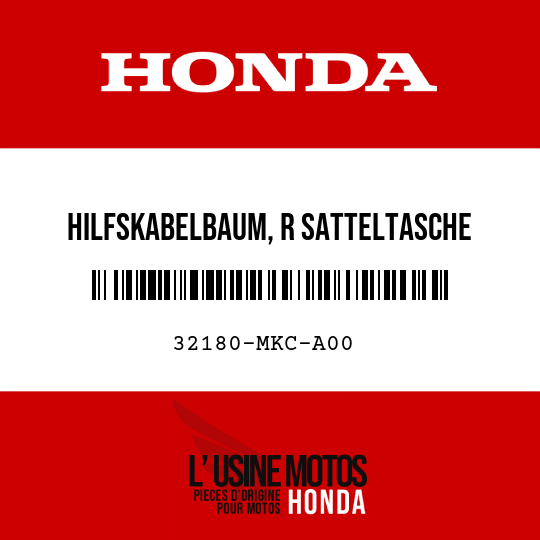 image de 32180-MKC-A00 HILFSKABELBAUM, R SATTELTASCHE