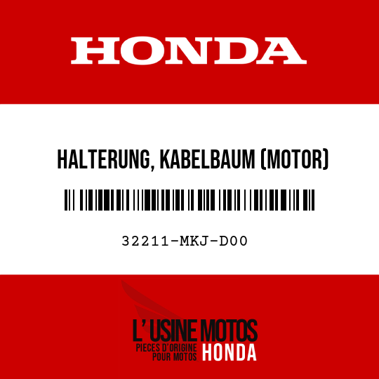 image de 32211-MKJ-D00 HALTERUNG, KABELBAUM (MOTOR)