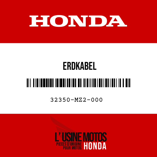 image de 32350-MZ2-000 ERDKABEL