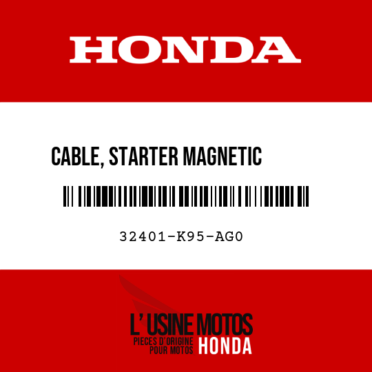 image de 32401-K95-AG0 CABLE, STARTER MAGNETIC       BATTERY