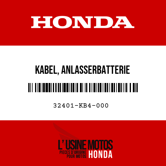 image de 32401-KB4-000 KABEL, ANLASSERBATTERIE