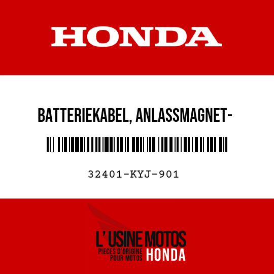 image de 32401-KYJ-901 BATTERIEKABEL, ANLASSMAGNET-  SCHALTER