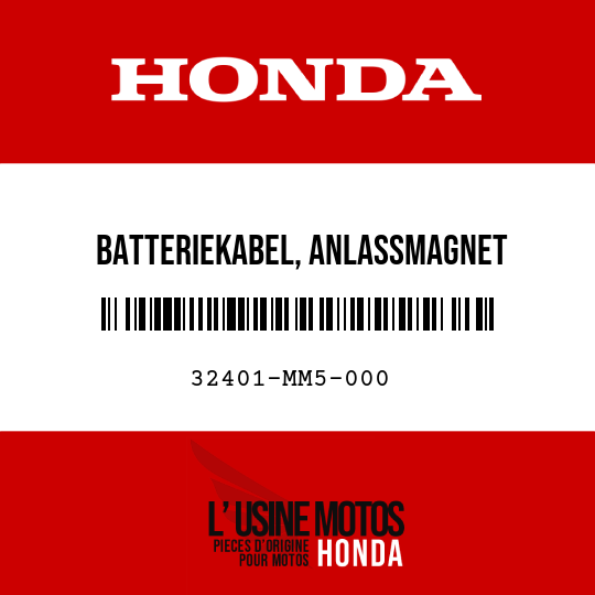 image de 32401-MM5-000 BATTERIEKABEL, ANLASSMAGNET