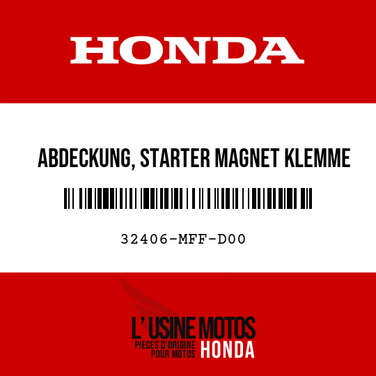 image de 32406-MFF-D00 ABDECKUNG, STARTER MAGNET KLEMME