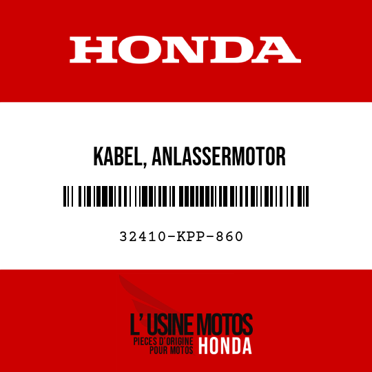 image de 32410-KPP-860 KABEL, ANLASSERMOTOR