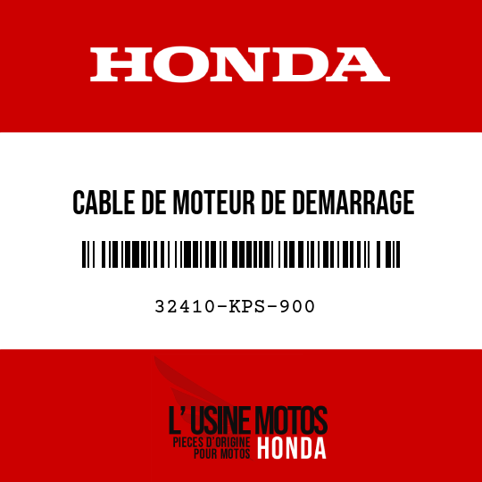 image de 32410-KPS-900 CABLE DE MOTEUR DE DEMARRAGE