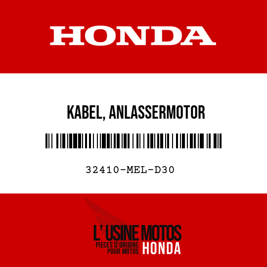 image de 32410-MEL-D30 KABEL, ANLASSERMOTOR