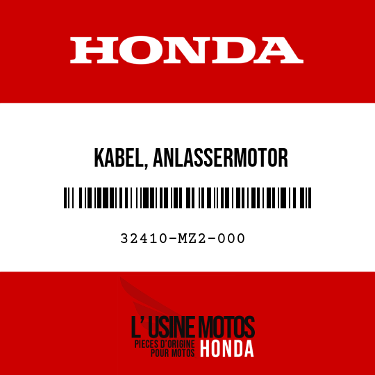 image de 32410-MZ2-000 KABEL, ANLASSERMOTOR