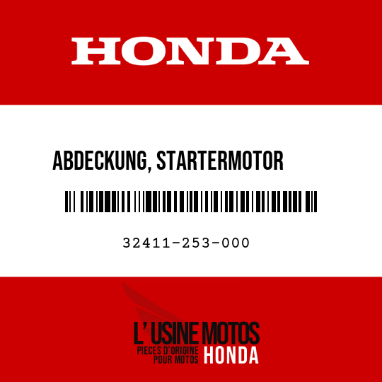 image de 32411-253-000 ABDECKUNG, STARTERMOTOR ANSCHLUSS