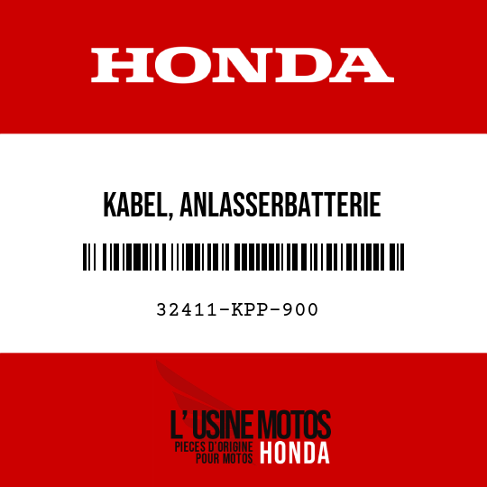 image de 32411-KPP-900 KABEL, ANLASSERBATTERIE