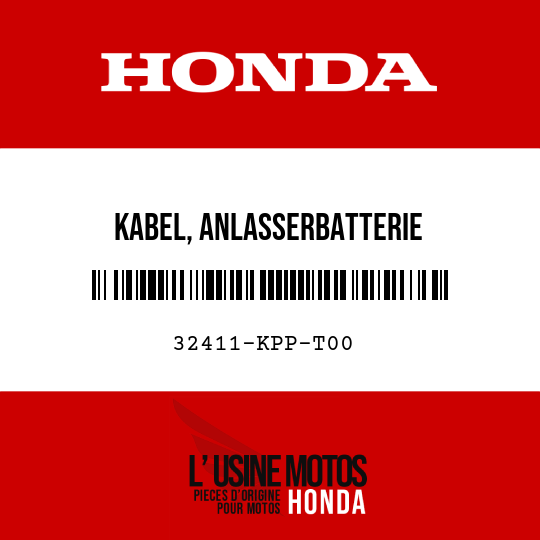 image de 32411-KPP-T00 KABEL, ANLASSERBATTERIE