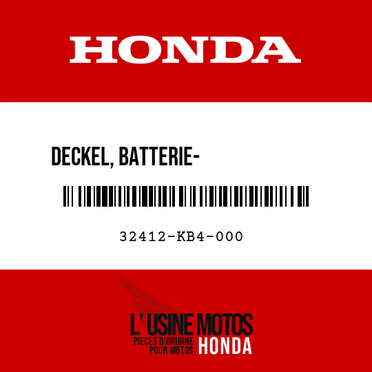 image de 32412-KB4-000 DECKEL, BATTERIE-             ANSCHLUSSKLEMME