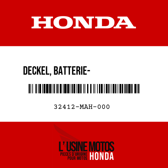 image de 32412-MAH-000 DECKEL, BATTERIE-             ANSCHLUSSKLEMME