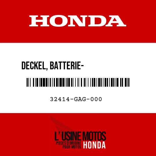 image de 32414-GAG-000 DECKEL, BATTERIE-             ANSCHLUSSKLEMME