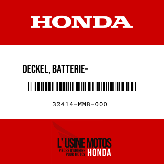 image de 32414-MM8-000 DECKEL, BATTERIE-             ANSCHLUSSKLEMME