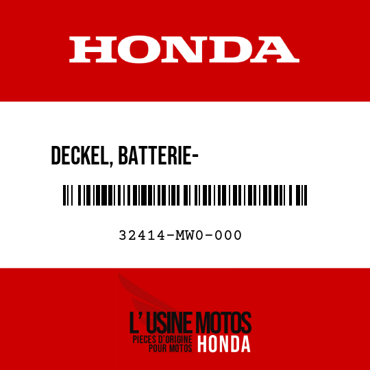 image de 32414-MW0-000 DECKEL, BATTERIE-             ANSCHLUSSKLEMME