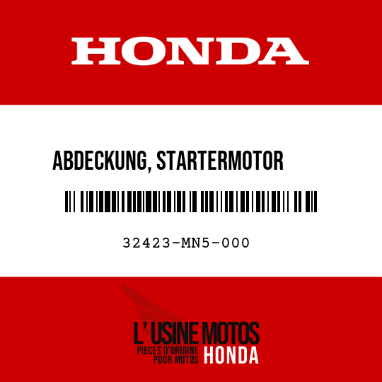 image de 32423-MN5-000 ABDECKUNG, STARTERMOTOR       ANSCHLUSS