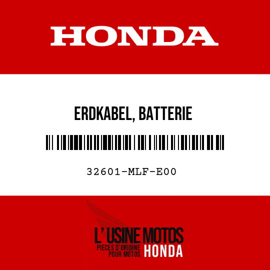 image de 32601-MLF-E00 ERDKABEL, BATTERIE