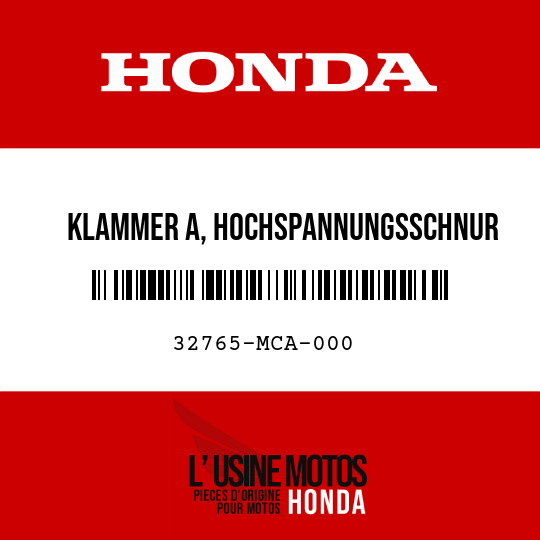 image de 32765-MCA-000 KLAMMER A, HOCHSPANNUNGSSCHNUR