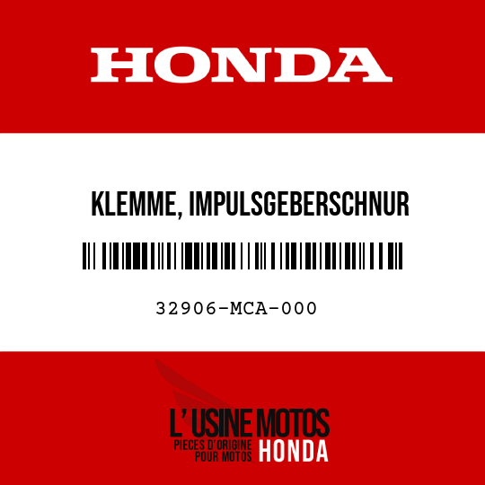 image de 32906-MCA-000 KLEMME, IMPULSGEBERSCHNUR
