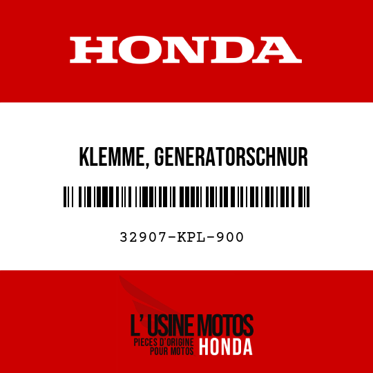 image de 32907-KPL-900 KLEMME, GENERATORSCHNUR