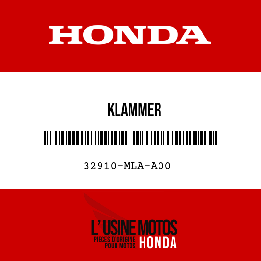 image de 32910-MLA-A00 KLAMMER