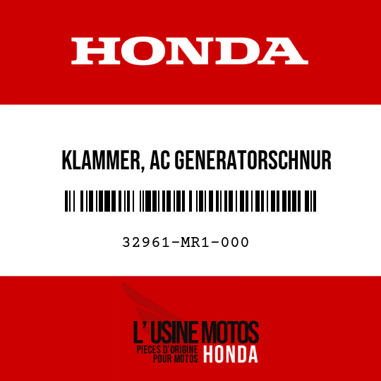 image de 32961-MR1-000 KLAMMER, AC GENERATORSCHNUR