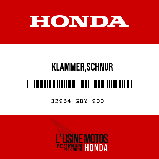 image de 32964-GBY-900 KLAMMER,SCHNUR