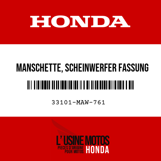 image de 33101-MAW-761 MANSCHETTE, SCHEINWERFER FASSUNG