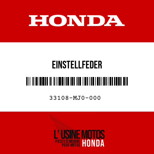 image de 33108-MJ0-000 EINSTELLFEDER